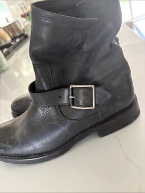 Frye black Veronica leather boot